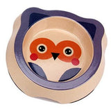 Cute Pet Feeder Bowl Cat Bowls & Fountains Pet Clever Owl Single 