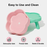 Cute Pet Food and Water Bowl with Non-Slip Stand Dog Pet Clever 