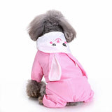 Cute Pet Raincoat Cat Clothing Pet Clever Pink XS 