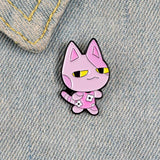 Cute Pink Purple Pin Cat Design Accessories Pet Clever 