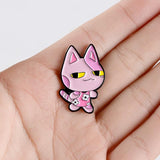 Cute Pink Purple Pin Cat Design Accessories Pet Clever 
