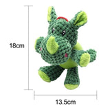 Cute Plush Pet Chew Toy Toys Pet Clever Green 