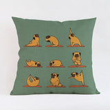 Cute Pug Design Pillow Case﻿ Dog Design Pillows Pet Clever K 