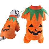 Cute Pumpkin Pet Costume Cat Clothing Pet Clever 