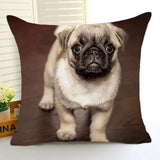 Cute Puppy Dogs Print Cushion Cover Dog Design Pillows Pet Clever 3 
