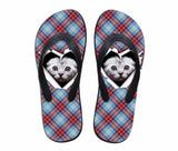Cute Sad Cat Slip-on Round Toe Comfortable Slipper Cat Design Footwear Pet Clever US 5 - EU35 -UK3 