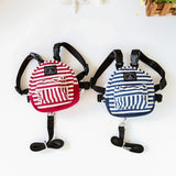 Cute Striped Pet Travel Backpack with Harness Leash Dog Harness Pet Clever 