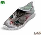 Cute Style Cat Printing Air Mesh Shoes Cat Design Footwear Pet Clever Desgin 14 