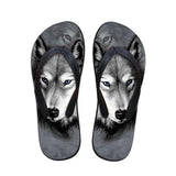 Cute Women Dog Print Beach Flip Flops Slipper Sandals Dog Design Footwear Pet Clever 4 