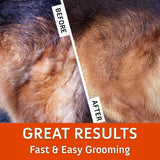 Dematting Comb with 2 Sided Professional Grooming Rake Dog Combs Pet Clever 