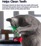 Dental Cherries Catnip Cat Chew Toy Cat Toys Pet Clever 