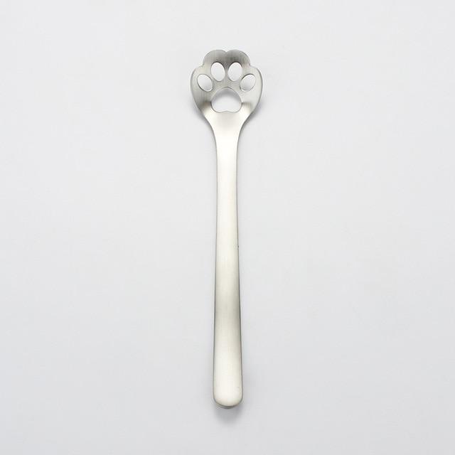 Dessert Paw Claw Spoon Cat Design Accessories Pet Clever cat claw hollow 
