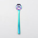 Dessert Paw Claw Spoon Cat Design Accessories Pet Clever violet 