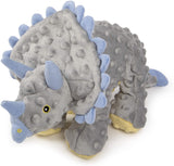 Dinos Triceratops with Chew Guard Technology Tough Plush Dog Toy Dog Toys Pet Clever 