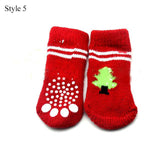 Dog Christmas Socks Cat Clothing Pet Clever style5 S 