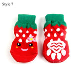 Dog Christmas Socks Cat Clothing Pet Clever style7 S 