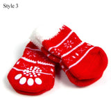 Dog Christmas Socks Cat Clothing Pet Clever style3 S 