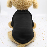 Dog Classic Sweater Dog Clothing Pet Clever Black XS 