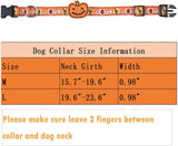 Dog Collars with Pumpkin Decoration Pet Halloween Accessories Dog Clothing Pet Clever 