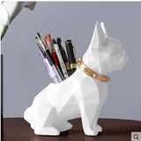 Dog Craft Pen Holder Decoration Home Decor Dogs Pet Clever 