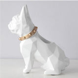 Dog Craft Pen Holder Decoration Home Decor Dogs Pet Clever White 