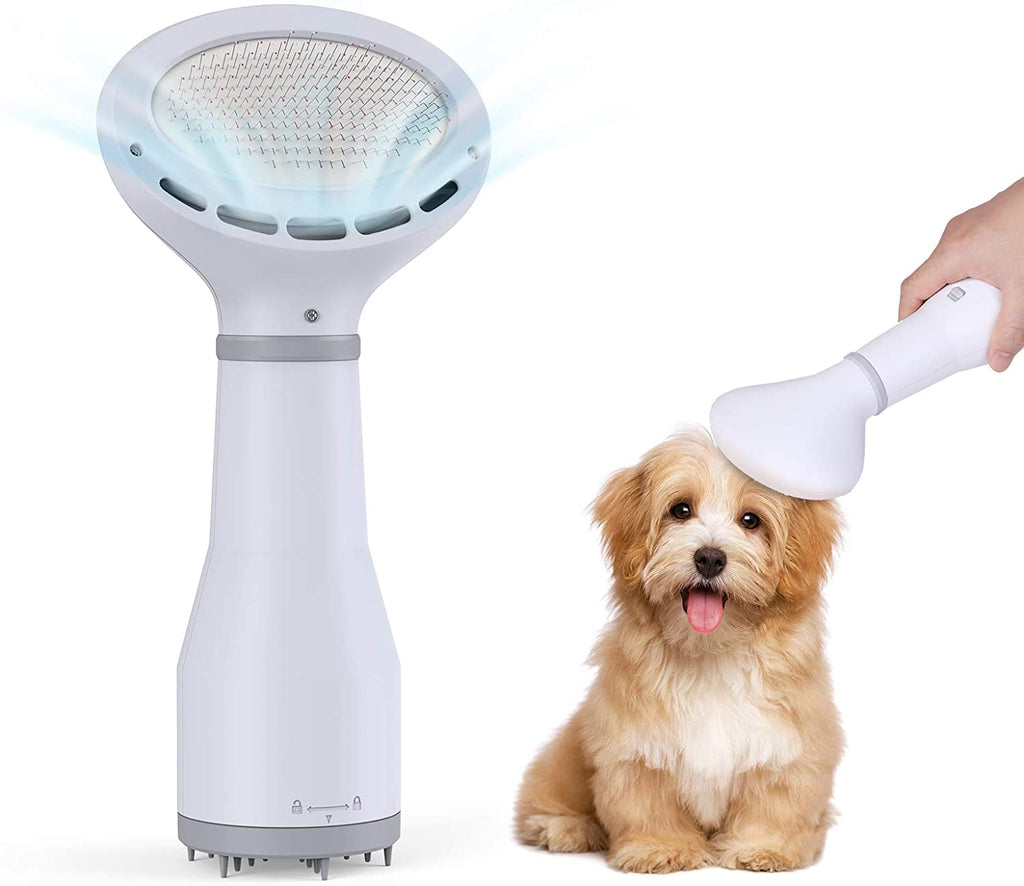 Dog Hair Dryer Brush Dog Blow Dryer with Slicker Brush Cat Care & Grooming Pet Clever 