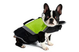 Dog Life Jacket Vest with Extra Padding Dog Harness Pet Clever Green S 