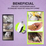 Dog Nail Grinder with 3 Low Noise Speed Cleaning Pet Clever 