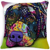 Dog Pillow Cover Pop Style Dog Design Pillows Pet Clever Dog 4 