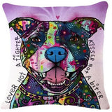 Dog Pillow Cover Pop Style Dog Design Pillows Pet Clever Dog 2 