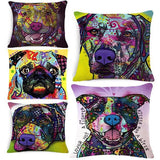 Dog Pillow Cover Pop Style Dog Design Pillows Pet Clever 