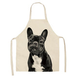 Dog Print Kitchen Apron Dog Pet Clever 