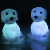 Dog Shape Colorful LED Night﻿ Dog Design Accessories Pet Clever 
