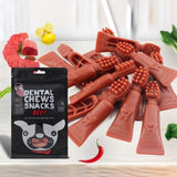 Dog Teeth Stick Toothbrush Dog Pet Clever beef 