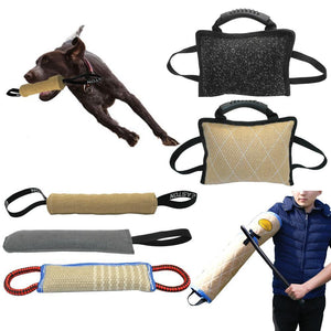 Durable Dog Training Tug Toy Dog Bite Stick Pillow Puppy Toy with