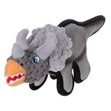 Dog Training Squeaker Chew Toy Dog Toys Sport & Training Pet Clever Triceratops 