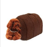 Dome Shaped Pet Nest Dog Beds & Baskets Pet Clever Brown 