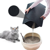 Double-Layer Pet Litter Mat Cat Litter Boxes & Litter Trays Pet Clever 