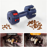 Dumbbell Indestructible Dog Teething Chew Toys Dog Toys Pet Clever 