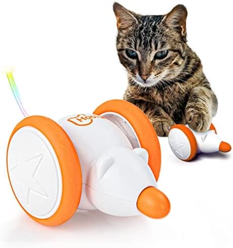 Electronic Rat Cats Toys with LED Lights Cat Pet Clever 