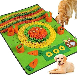 Pet Dog Snuffle Mat Toy Sniffing Treat Puzzle Feeder Foraging Nose