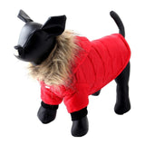 Fantastic Pet Coat Winter with Soft Fur Hood Clothes Pet Clever 