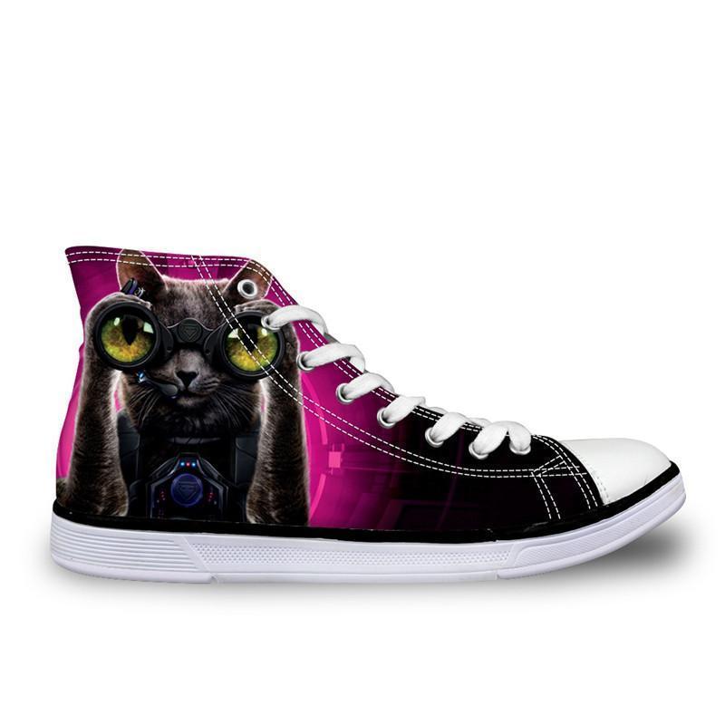 Fashionable Binocular Cute Cat Shoes Cat Design Footwear Pet Clever US 5 - EU35 -UK3 