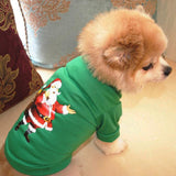 Festive Pet Christmas Clothes Cat Clothing Pet Clever Green XS 