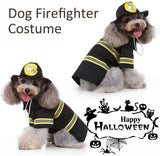 Firefighter Pet Costume Halloween Costumes Dog Clothing Pet Clever 