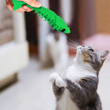 Fish Shape Toothbrush With Catnip Cat Toys Pet Clever 