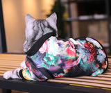 Floral Printed Pet Jacket Cat Clothing Pet Clever 