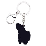 Fluffy Cat Keychain Cat Design Accessories Pet Clever 