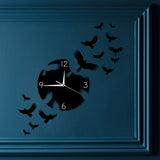 Flying Swallows Decorative Wall Art Hanging Clock Watch Flock of Birds Flew Away Wall Clock Other Pets Design Accessories Pet Clever 