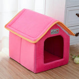 Foldable Bed With Mat Pet House Dog Beds & Blankets Pet Clever 